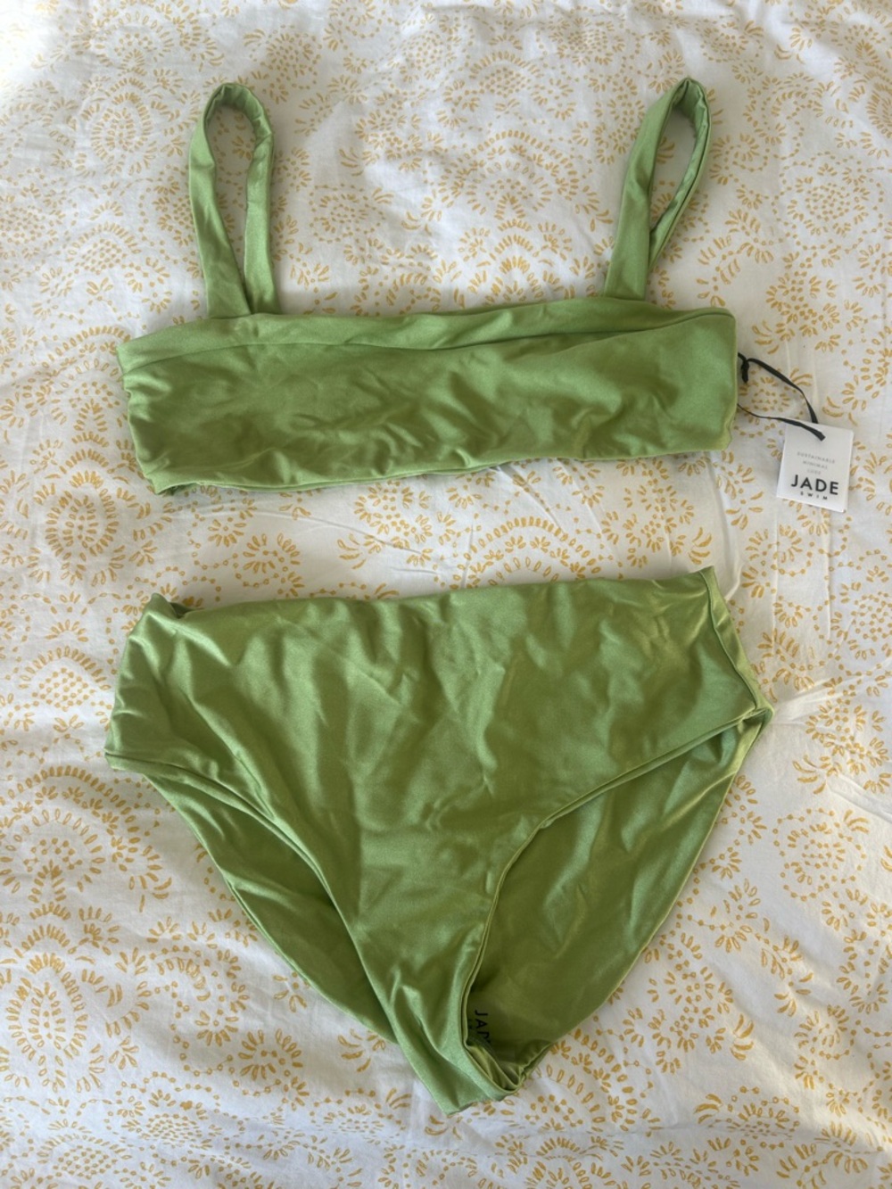 Jade Swim Coast Top & Bound Bottom | Palm Sheen